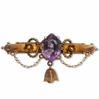 antique-amethyst-bell-brooch
