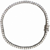 estate-18k-white-gold-diamond-tennis-bracelet