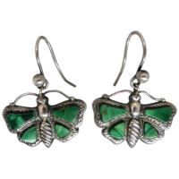 victorian-scottish-malachite-butterfly-earrings