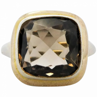 estate-sterling-silver-two-tone-smoky-quartz-ring