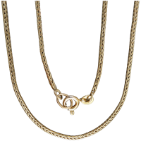 vintage-18k-yellow-gold-wheat-necklace