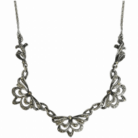 vintage-sterling-silver-marcasite-necklace