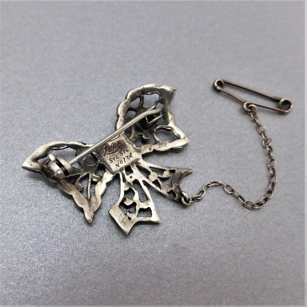 Beryl Lane Vintage 1950's Australian Lega Sterling Silver Marcasite